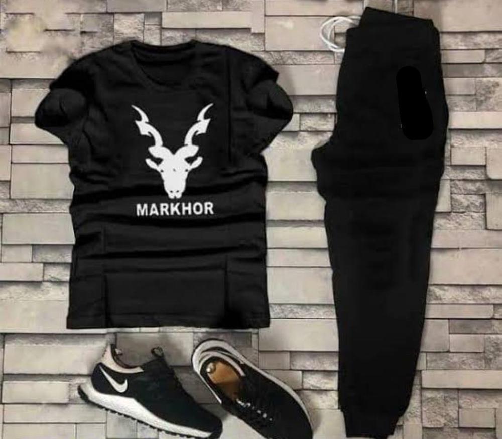 Markhor Black Casual Outfit Set